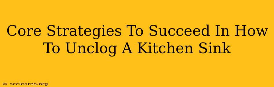 Core Strategies To Succeed In How To Unclog A Kitchen Sink