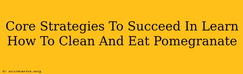 Core Strategies To Succeed In Learn How To Clean And Eat Pomegranate