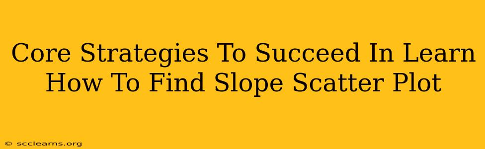 Core Strategies To Succeed In Learn How To Find Slope Scatter Plot