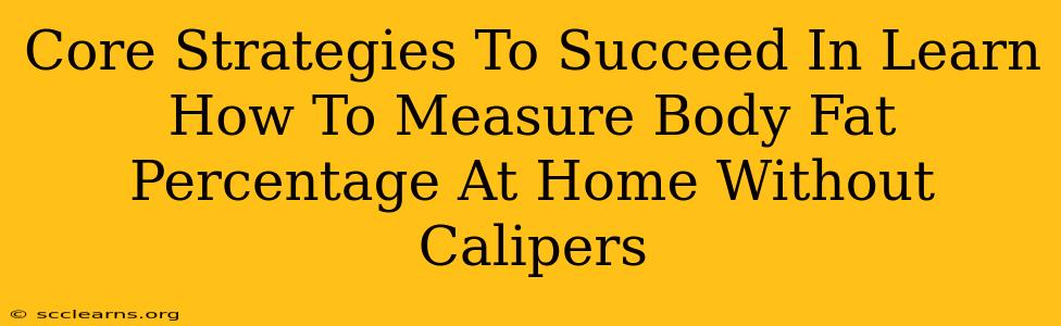 Core Strategies To Succeed In Learn How To Measure Body Fat Percentage At Home Without Calipers