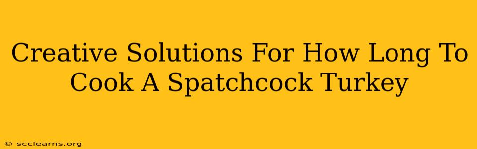 Creative Solutions For How Long To Cook A Spatchcock Turkey