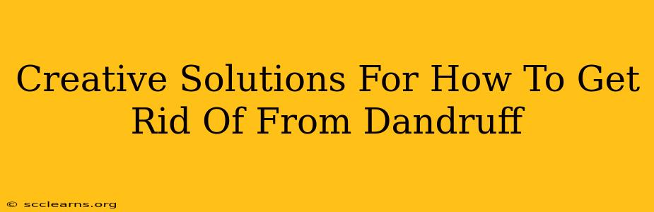 Creative Solutions For How To Get Rid Of From Dandruff