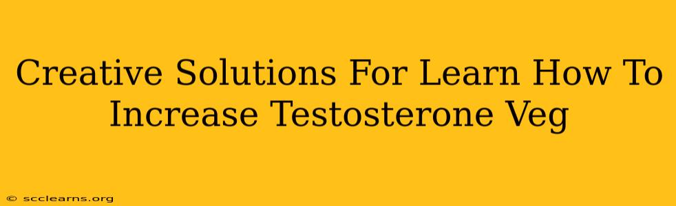 Creative Solutions For Learn How To Increase Testosterone Veg