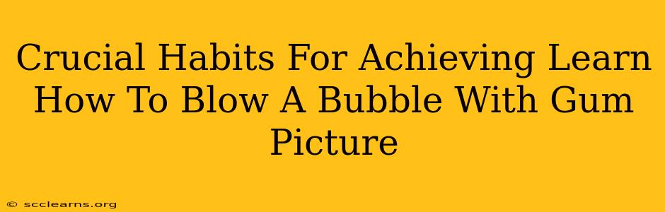 Crucial Habits For Achieving Learn How To Blow A Bubble With Gum Picture