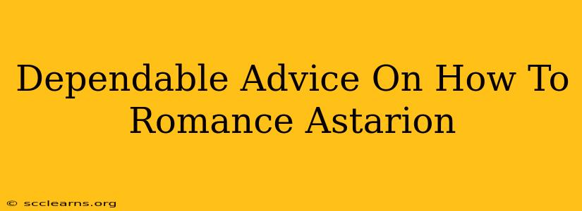 Dependable Advice On How To Romance Astarion