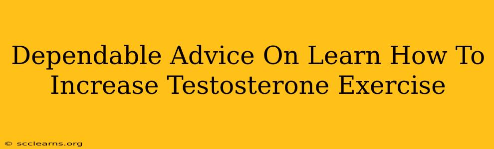 Dependable Advice On Learn How To Increase Testosterone Exercise