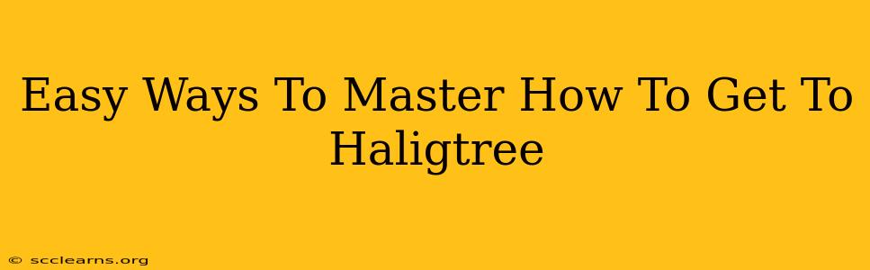 Easy Ways To Master How To Get To Haligtree