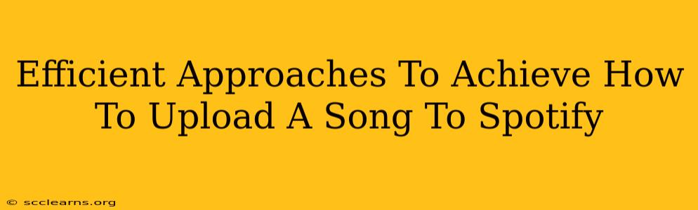 Efficient Approaches To Achieve How To Upload A Song To Spotify