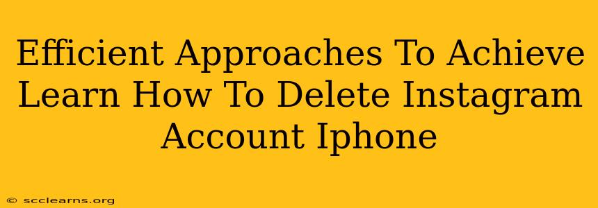 Efficient Approaches To Achieve Learn How To Delete Instagram Account Iphone