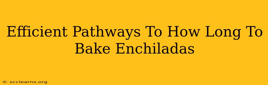 Efficient Pathways To How Long To Bake Enchiladas