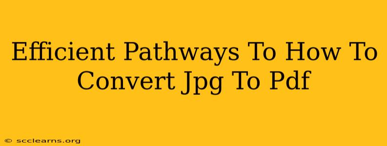 Efficient Pathways To How To Convert Jpg To Pdf