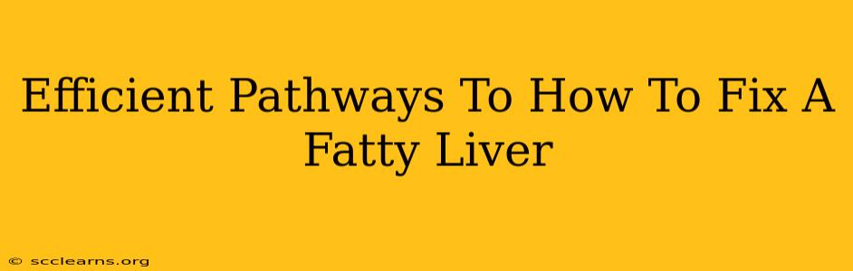 Efficient Pathways To How To Fix A Fatty Liver