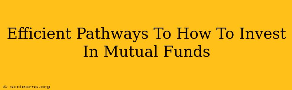 Efficient Pathways To How To Invest In Mutual Funds