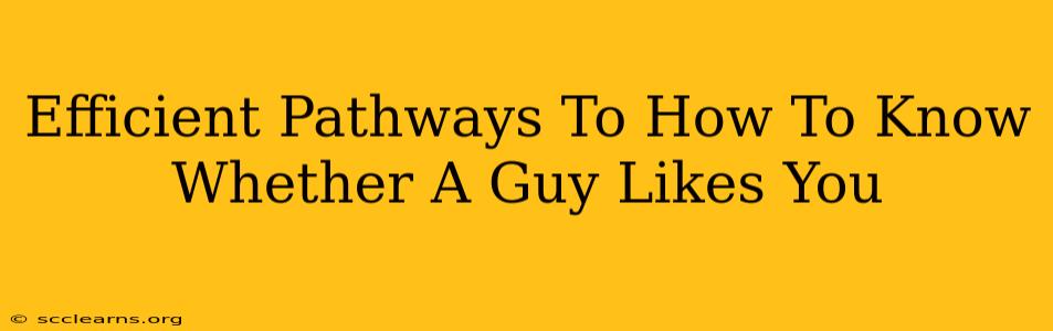 Efficient Pathways To How To Know Whether A Guy Likes You