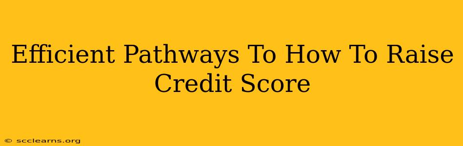 Efficient Pathways To How To Raise Credit Score