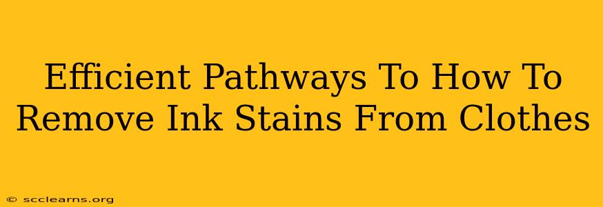 Efficient Pathways To How To Remove Ink Stains From Clothes