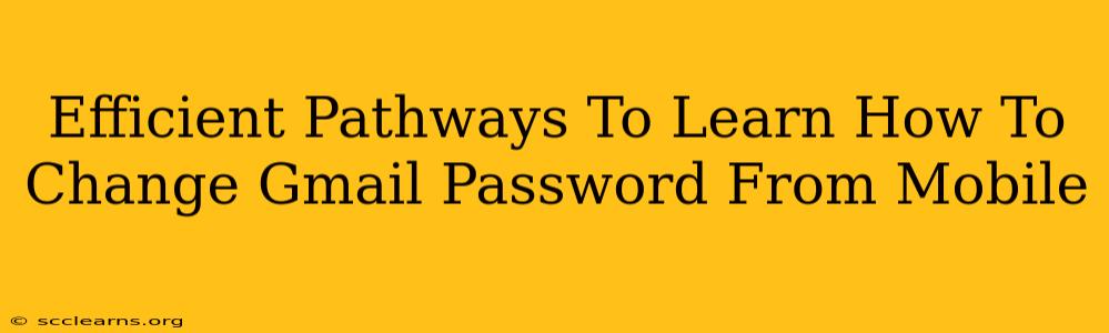 Efficient Pathways To Learn How To Change Gmail Password From Mobile