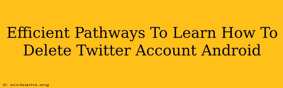 Efficient Pathways To Learn How To Delete Twitter Account Android