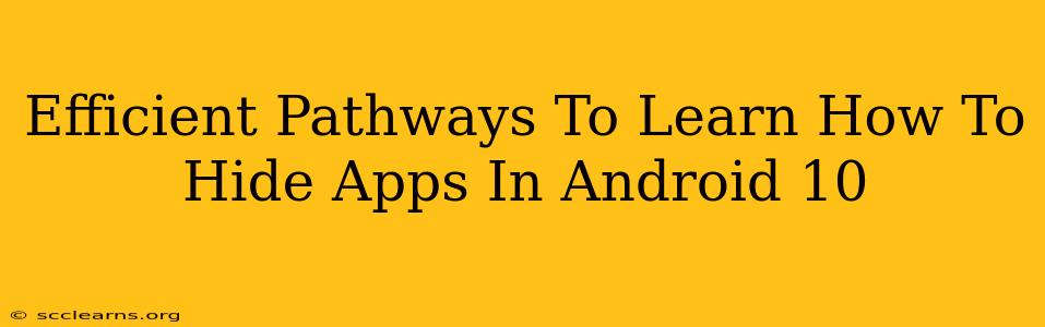 Efficient Pathways To Learn How To Hide Apps In Android 10