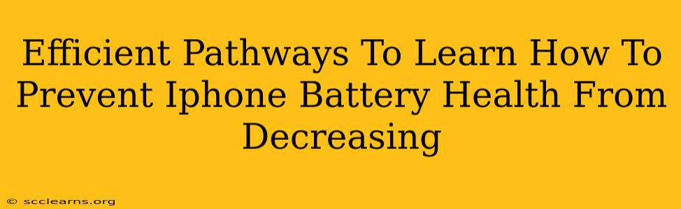 Efficient Pathways To Learn How To Prevent Iphone Battery Health From Decreasing