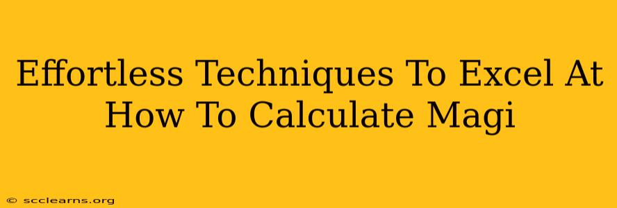 Effortless Techniques To Excel At How To Calculate Magi