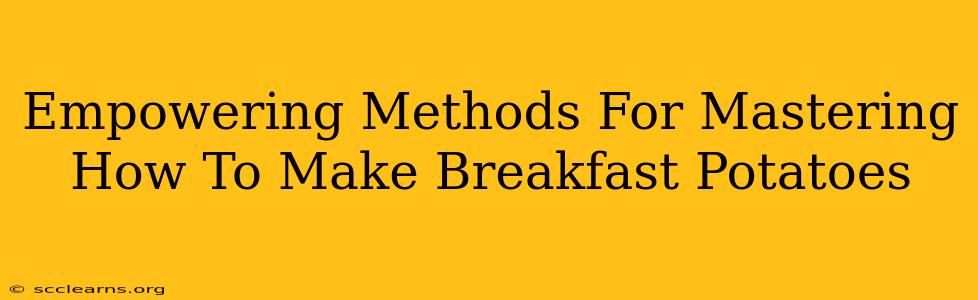 Empowering Methods For Mastering How To Make Breakfast Potatoes