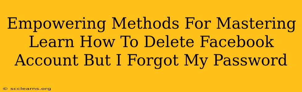 Empowering Methods For Mastering Learn How To Delete Facebook Account But I Forgot My Password