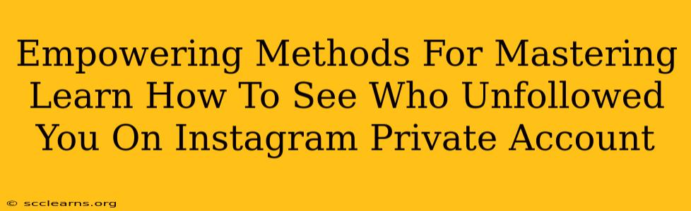 Empowering Methods For Mastering Learn How To See Who Unfollowed You On Instagram Private Account