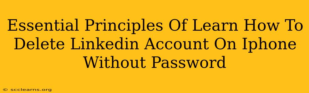 Essential Principles Of Learn How To Delete Linkedin Account On Iphone Without Password