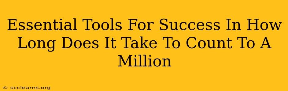 Essential Tools For Success In How Long Does It Take To Count To A Million