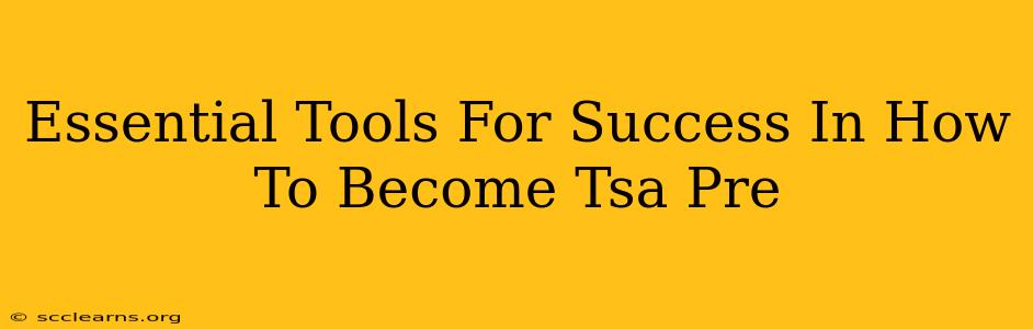 Essential Tools For Success In How To Become Tsa Pre