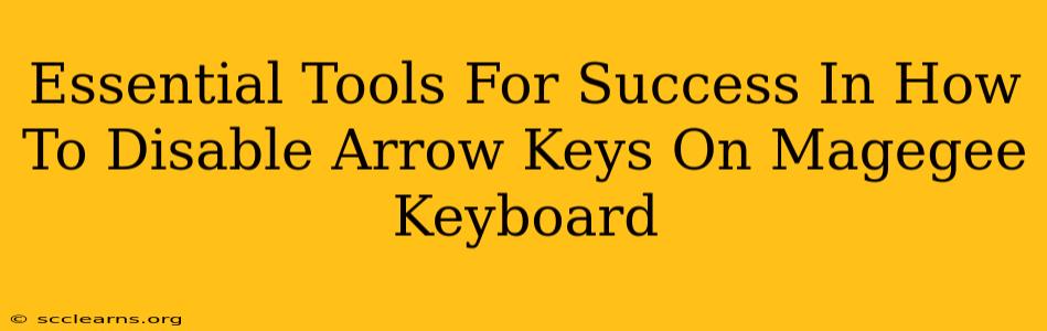 Essential Tools For Success In How To Disable Arrow Keys On Magegee Keyboard