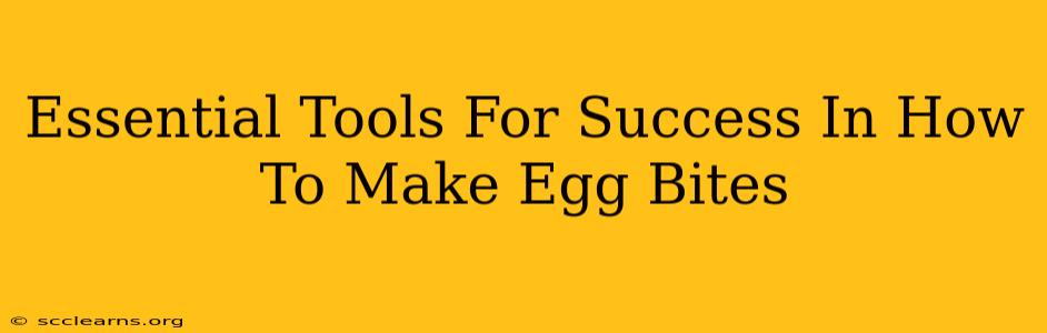 Essential Tools For Success In How To Make Egg Bites