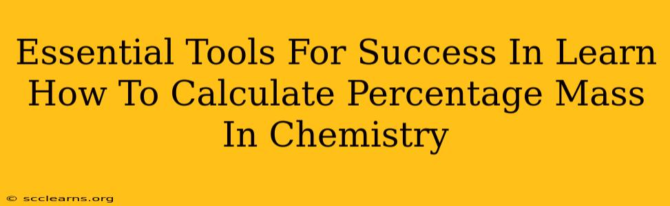 Essential Tools For Success In Learn How To Calculate Percentage Mass In Chemistry