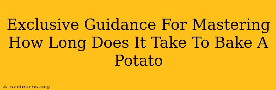 Exclusive Guidance For Mastering How Long Does It Take To Bake A Potato