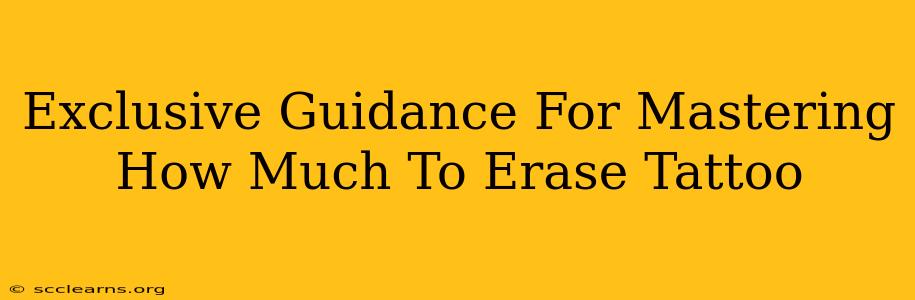 Exclusive Guidance For Mastering How Much To Erase Tattoo