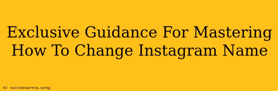 Exclusive Guidance For Mastering How To Change Instagram Name