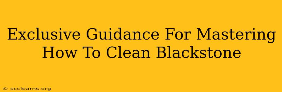 Exclusive Guidance For Mastering How To Clean Blackstone