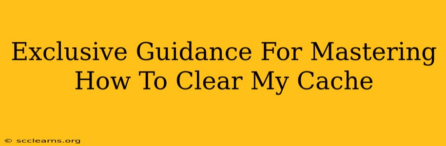 Exclusive Guidance For Mastering How To Clear My Cache