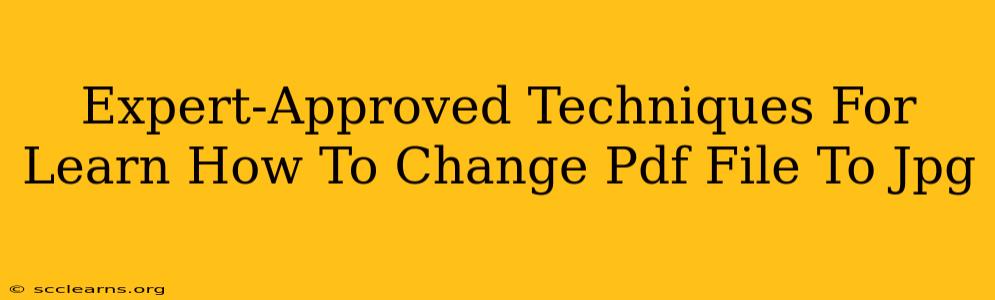 Expert-Approved Techniques For Learn How To Change Pdf File To Jpg