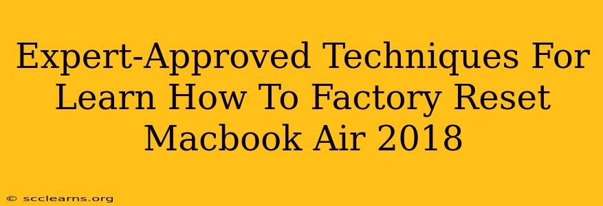 Expert-Approved Techniques For Learn How To Factory Reset Macbook Air 2018