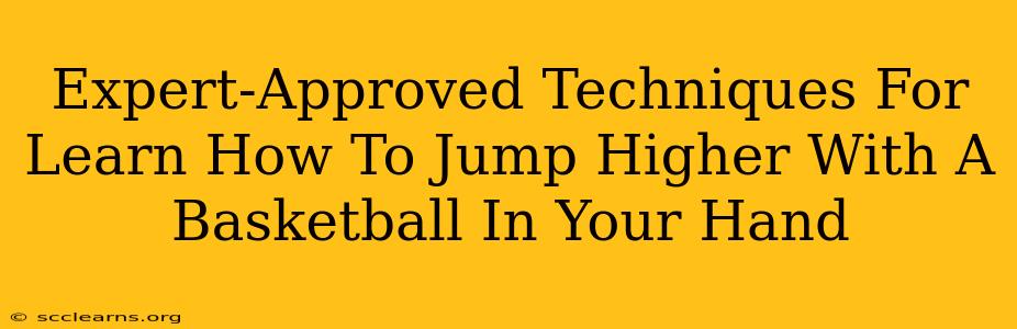 Expert-Approved Techniques For Learn How To Jump Higher With A Basketball In Your Hand