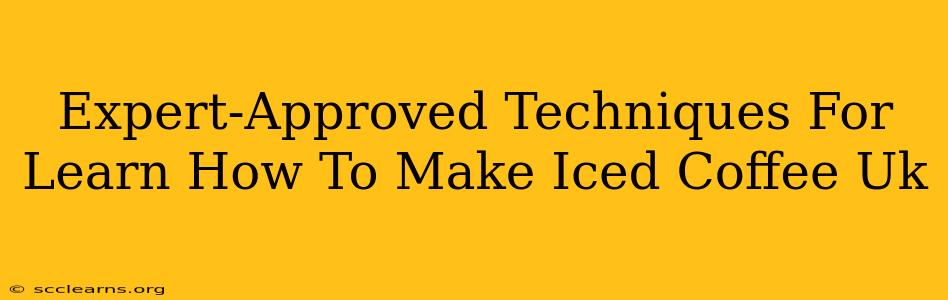 Expert-Approved Techniques For Learn How To Make Iced Coffee Uk