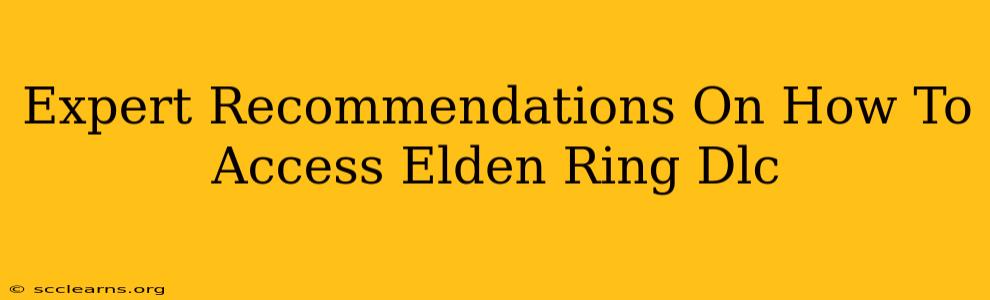 Expert Recommendations On How To Access Elden Ring Dlc