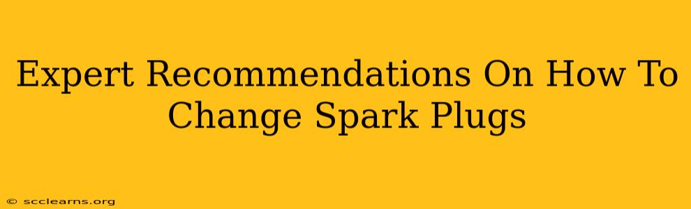 Expert Recommendations On How To Change Spark Plugs