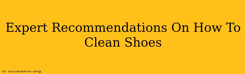 Expert Recommendations On How To Clean Shoes