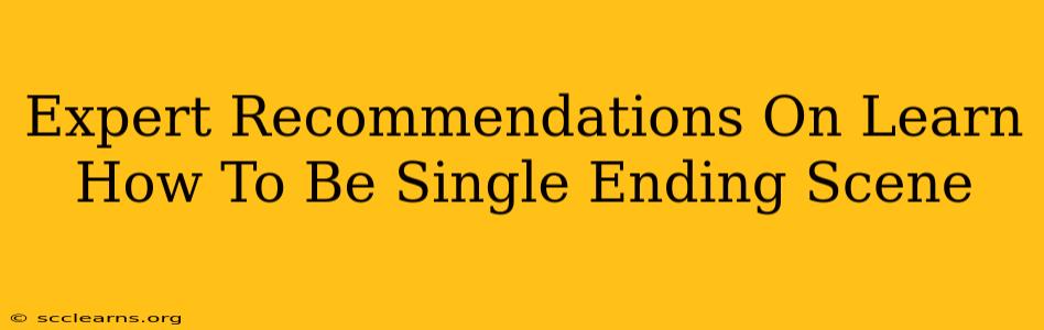 Expert Recommendations On Learn How To Be Single Ending Scene