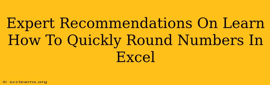 Expert Recommendations On Learn How To Quickly Round Numbers In Excel