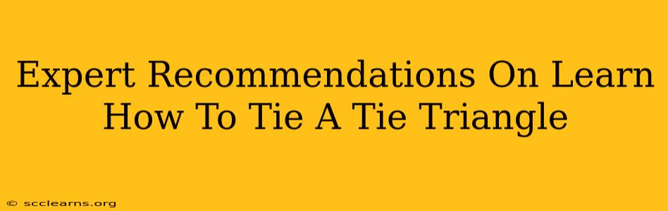 Expert Recommendations On Learn How To Tie A Tie Triangle