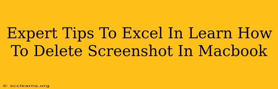 Expert Tips To Excel In Learn How To Delete Screenshot In Macbook